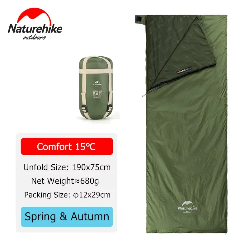 Saco de Dormir Ultraligero – Compacto, Impermeable y Ligero para Viajes y Festivales